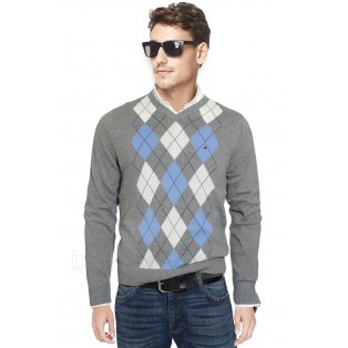 TOMMY HILFIGER SWETER MESKI V-Neck